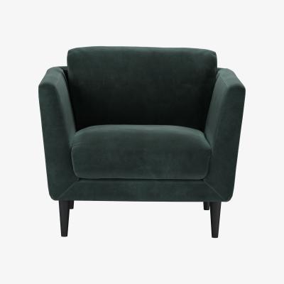 Sofa.com Holly Small Armchair in Smokey Green Cashmere Velvet