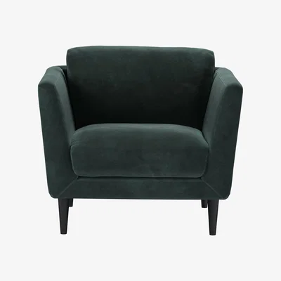 Sofa.com Holly Small Armchair in Smokey Green Cashmere Velvet