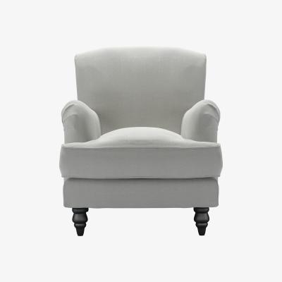 Sofa.com Snowdrop Small Armchair in Wishing Well Organic Smart Cotton
