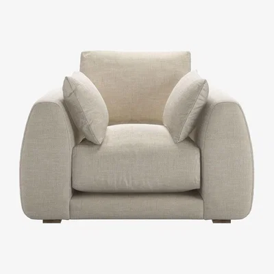 Sofa.com Carmel Armchair in Jasmine Silky Jacquard Weave
