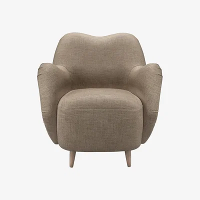 Sofa.com Ginger Armchair in Greige Florence Textured Weave