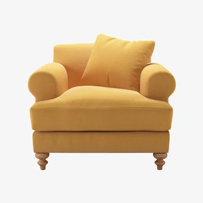 Sofa.com Teddy Armchair in Ochre Easy Cotton - sofa.com