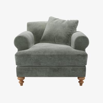 Sofa.com Teddy Armchair in Moonstone Speckled Chenille
