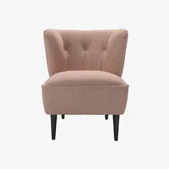 Sofa.com Betty Armchair in Blush Pure Belgian Linen - sofa.com