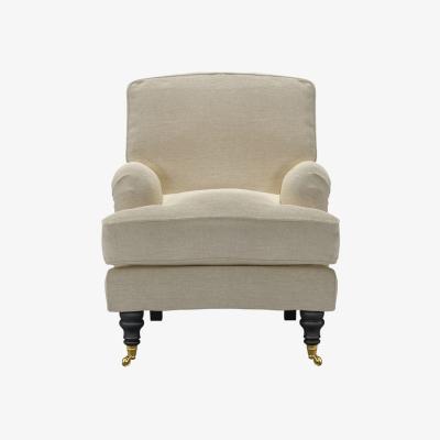 Sofa.com Bluebell Small Armchair in Pampas Hygge Smart Linen