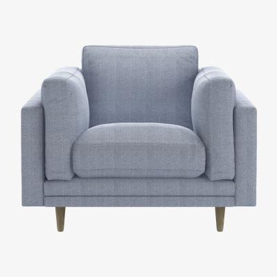 Sofa.com Marco Armchair in Uniform House Herringbone Weave