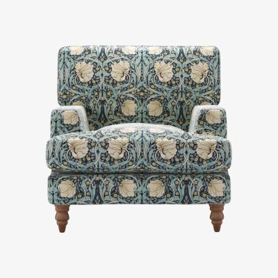 Sofa.com Isla Armchair in Pimpernel Velvet Indigo