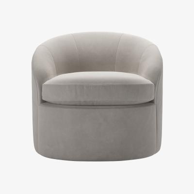 Sofa.com Quinn Armchair in Nimbus Aquaclean Clever Velvet