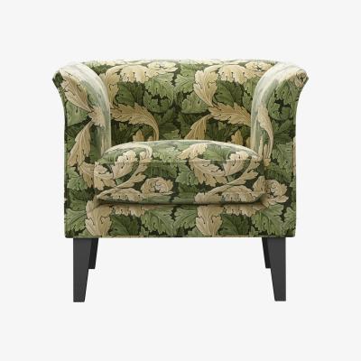Sofa.com Fingal Armchair in Acanthus Velvet Nettle