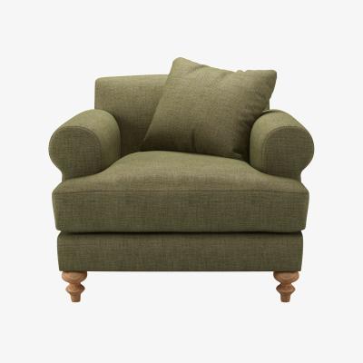 Sofa.com Teddy Armchair in Thyme Florence Textured Weave