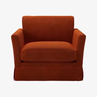 Sofa.com Otto Armchair in Brick Aquaclean Clever Velvet