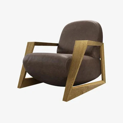 Sofa.com Hockney Armchair in Walnut Antique Leather - sofa.com