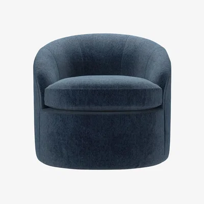 Sofa.com Quinn Armchair in Portland Blue Brushstroke