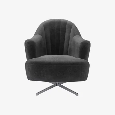 Sofa.com Ariel Armchair in Armour Smart Velvet - sofa.com