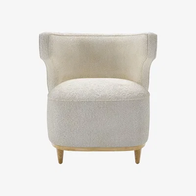 Sofa.com Edie Armchair in Oyster Luxe Boucle - sofa.com