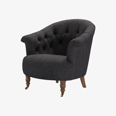 Sofa.com Bertie Armchair in Cadet Soft Chenille - sofa.com