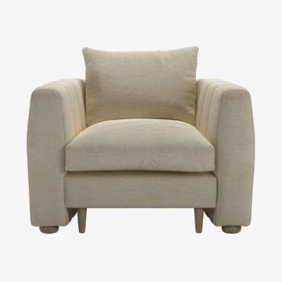 Sofa.com Tiffany Slim Armchair in Pampas Hygge Smart Linen