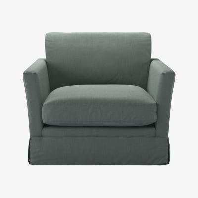 Sofa.com Otto Armchair in Hidden Cove Brushed Linen Cotton
