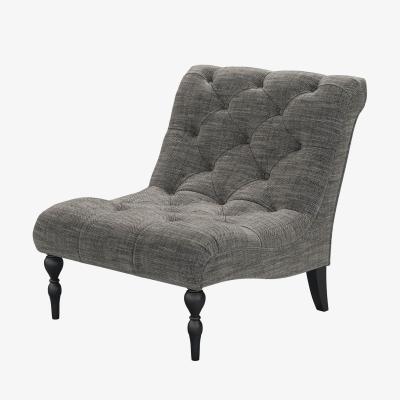 Sofa.com Claude Armchair in Liquorice Baylee Multi-Tone Viscose Linen