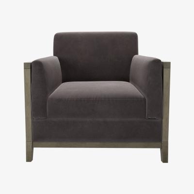 Sofa.com Chester Armchair in Shale Aquaclean Clever Velvet