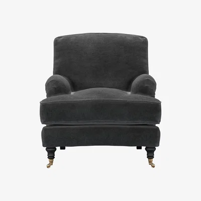 Sofa.com Bluebell Armchair in Raven Speckled Chenille