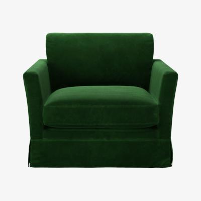 Sofa.com Otto Armchair in Putting Green Aquaclean Clever Velvet