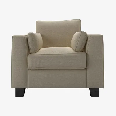 Sofa.com Bowie Armchair in Pampas Hygge Smart Linen