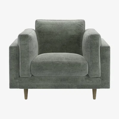 Sofa.com Marco Armchair in Moonstone Speckled Chenille