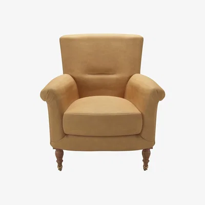 Sofa.com Alderney Armchair in Turmeric Powdered Leather - sofa.com