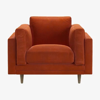 Sofa.com Marco Armchair in Moroccan Spice Smart Velvet