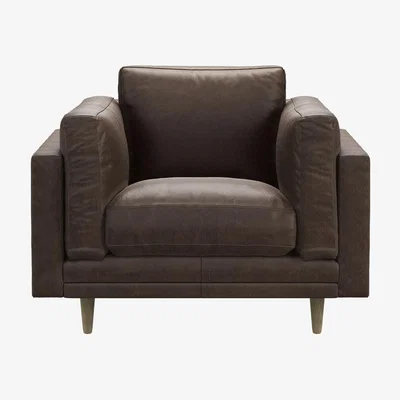 Sofa.com Marco Armchair in Walnut Antique Leather