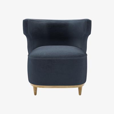 Sofa.com Edie Armchair in Skyfall Cotton Matt Velvet