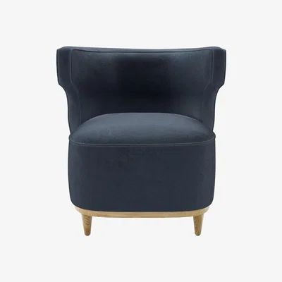 Sofa.com Edie Armchair in Skyfall Cotton Matt Velvet