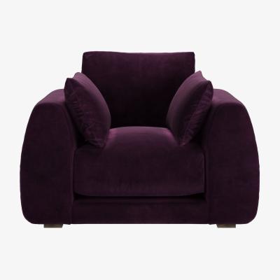 Sofa.com Carmel Armchair in Damson Smart Velvet