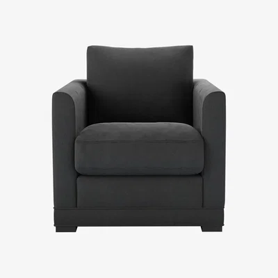 Sofa.com Aissa Armchair in Arctic Seal Easy Cotton