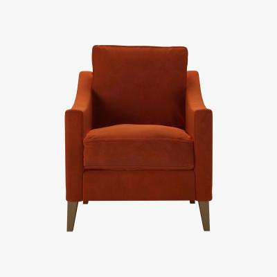 Sofa.com Iggy Armchair in Brick Aquaclean Clever Velvet