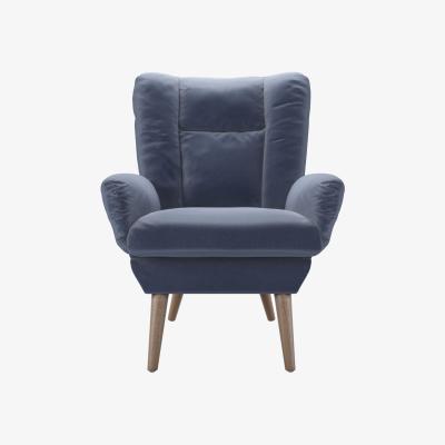 Sofa.com Ellora Armchair in Sapphire Smart Velvet
