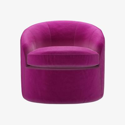 Sofa.com Quinn Armchair in Peony Cotton Matt Velvet