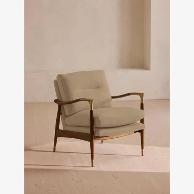 Soho Home Theodore Armchair, Linen, Wheat