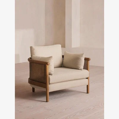 Soho Home Sydney Armchair, Linen, Bisque, UK