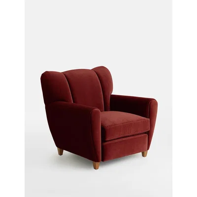 Soho Home Dora Armchair, Velvet Cinnamon, UK