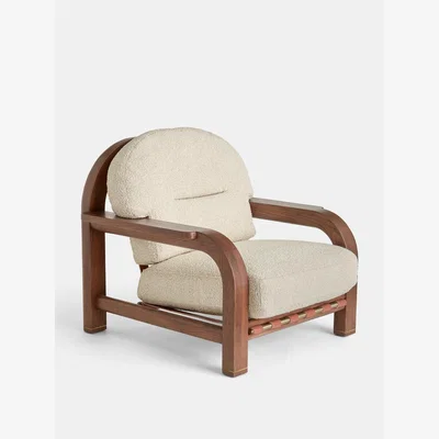 Soho Home Dunbar Armchair, Italian Boucle, Ecru