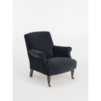 Soho Home Stanton Armchair, Velvet Slate