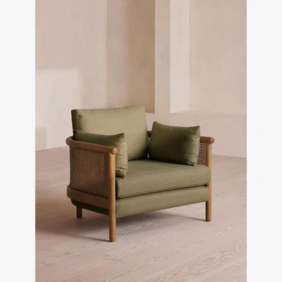 Soho Home Sydney Armchair, Linen, Sage