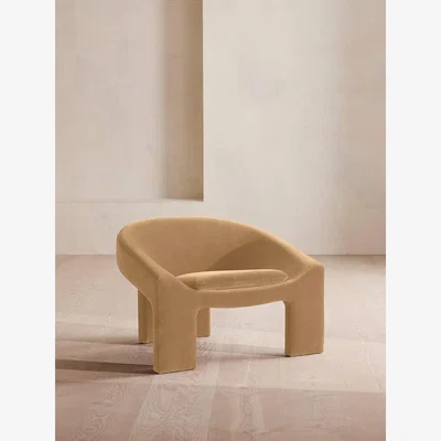 Soho Home Dafne Armchair, Velvet, Camel