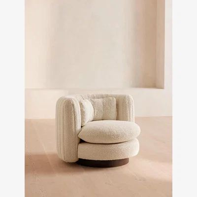 Soho Home Vivienne Armchair, Boucle, Natural
