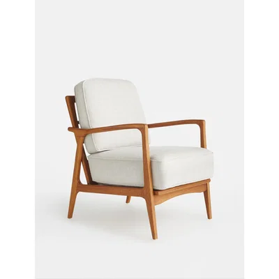 Soho Home Eleonora Chair, Outdoor, Sunbrella Light Grey, UK