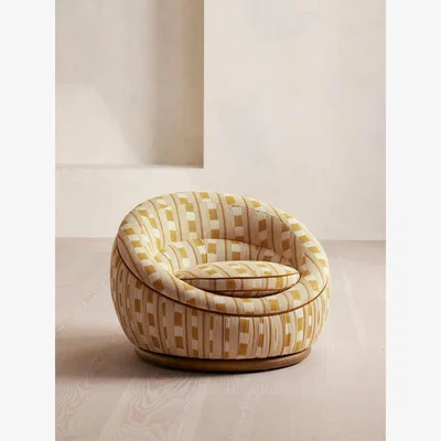 Soho Home Abel Armchair, Lost and Found, Lemon