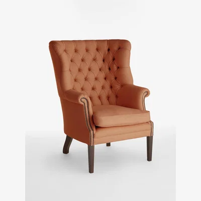 Soho Home House Porter Chair, Linen Dahlia