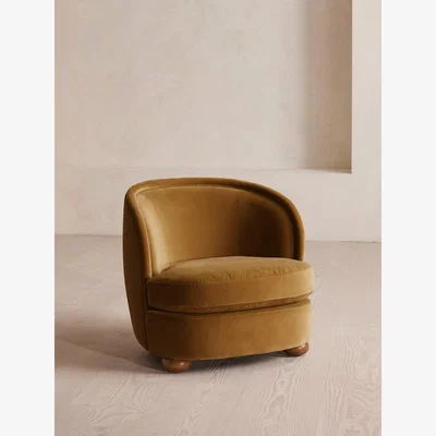 Soho Home Blair Tub Armchair, Velvet, Mustard
